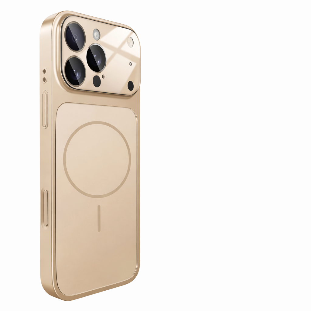 PHAEVOX™ GlassShield Case — Get the iPhone 17 Pro Look on Any iPhone | Frosted Glass + MagSafe | iPhone 13–17