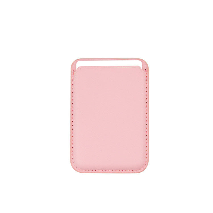 PHAEVOX™ Magnetic Card Sleeve — Faux Leather Phone Wallet, MagSafe-Compatible, 3 Colors