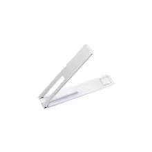 PHAEVOX™ L-Shape Tablet & Phone Stand — Foldable Aluminum Desktop Holder for iPad & iPhone