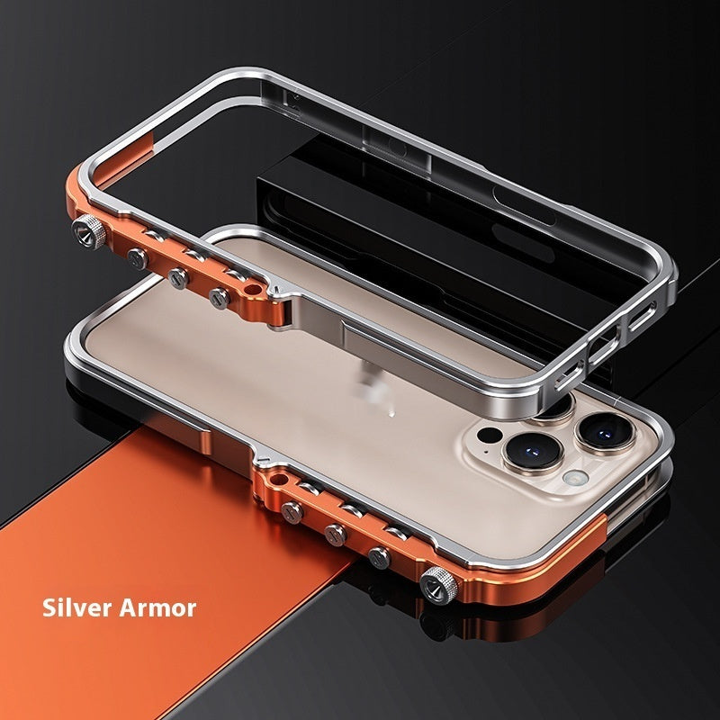 PHAEVOX™ FrameShield Metal — Aluminum Alloy Border iPhone Case