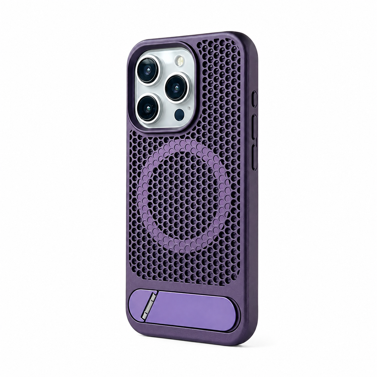 PHAEVOX™ MagGrip Vent Case — Magnetic Heat-Dissipating Bracket iPhone Case