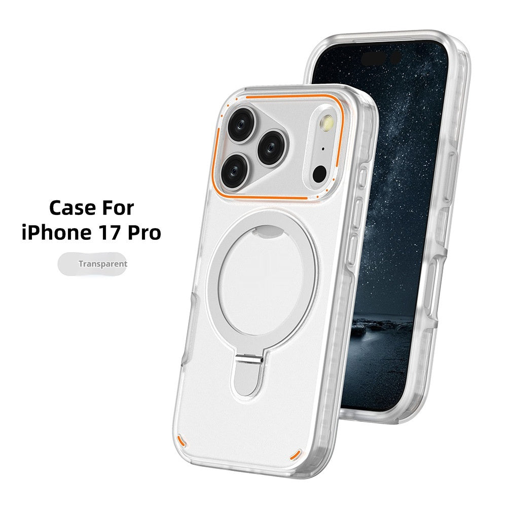 PHAEVOX™ Magnetic Ring Stand Case — 360° Grip, MagSafe iPhone 17 Series