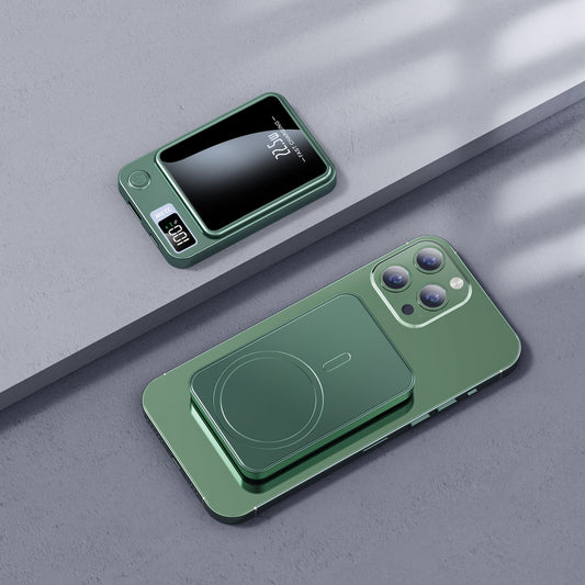 PHAEVOX™ MagVault — The Magnetic Wireless Power Bank That Ends Low-Battery Panic