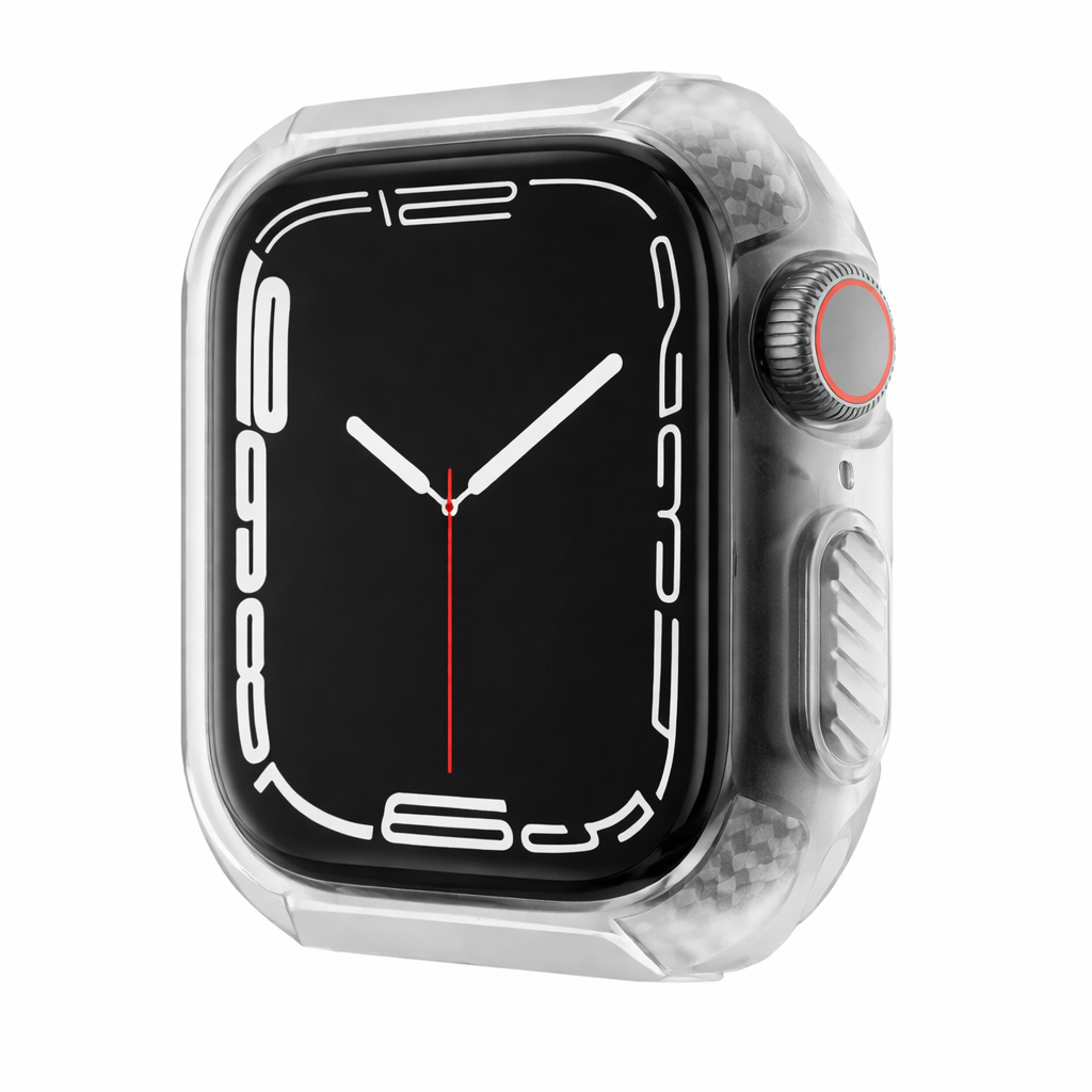 PHAEVOX™ Carbon Fiber Apple Watch Case — Slim Protection with a Bold Look