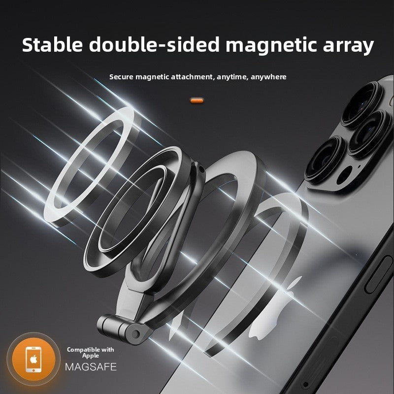 PHAEVOX™ Magnetic Phone Ring Holder & Stand — Metal | MagSafe-Compatible