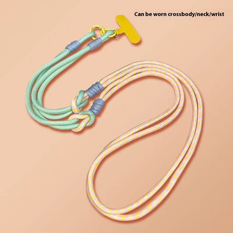 PHAEVOX™ Crossbody Phone Lanyard — Adjustable Wrist Strap, Handmade Polyester, Unisex
