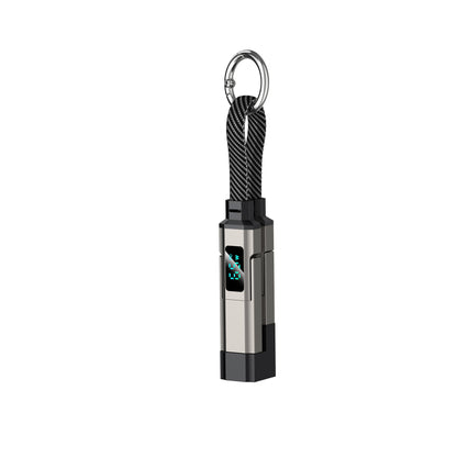 PHAEVOX™ ChargKey — 4-in-1 Keychain Cable | 65W | 40Gbps | Digital Display | 4 Colors