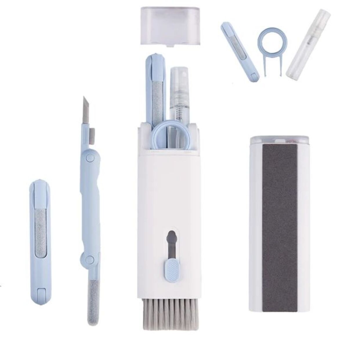 PHAEVOX™ 7-in-1 Tech Cleaning Kit — Keyboard, Earphones & More, Spotless Every Time
