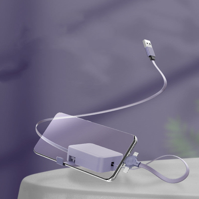 PHAEVOX™ 4-in-1 Retractable Cable — One Cable for Every Device, Zero Clutter