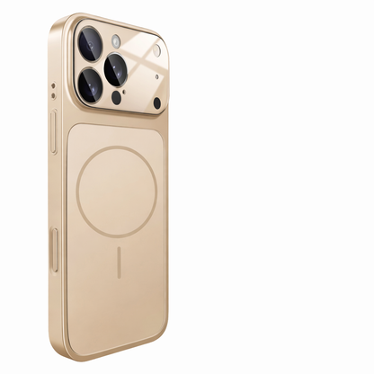 PHAEVOX™ GlassShield Case — Get the iPhone 17 Pro Look on Any iPhone | Frosted Glass + MagSafe | iPhone 13–17