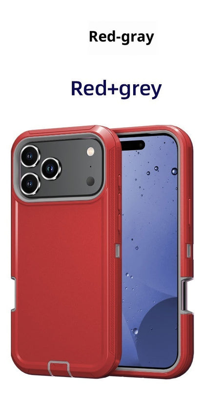 PHAEVOX™ StandGuard Case — Dual-Layer Shockproof iPhone Case with Built-In Kickstand | iPhone 17 Series | 20 Colors