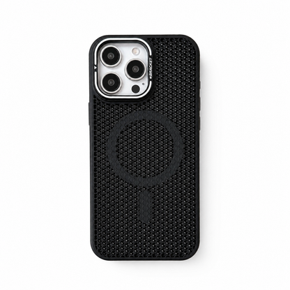 PHAEVOX™ MagStand Frosted iPhone Case — Magnetic, Kickstand & Heat Dissipation