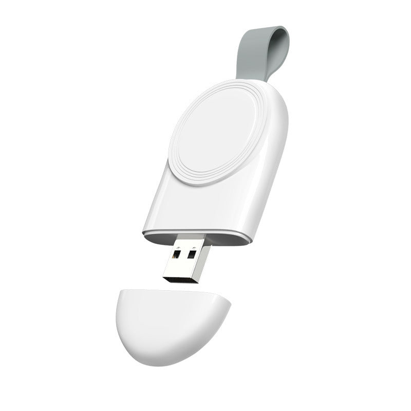 PHAEVOX™ WatchCharge Mini Pro — Portable Apple Watch Magnetic Charger & 1000mAh Power Bank | All Series | USB & Type-C
