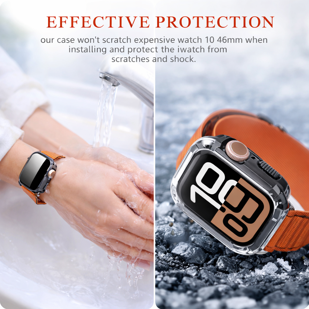 PHAEVOX™ Carbon Fiber Apple Watch Case — Slim Protection with a Bold Look