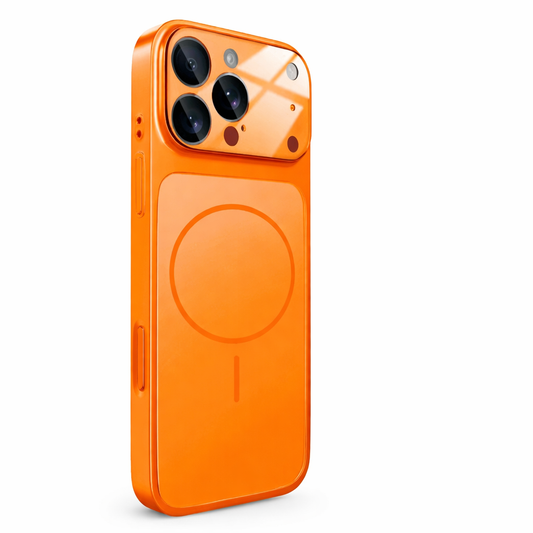 PHAEVOX™ GlassShield Case — Get the iPhone 17 Pro Look on Any iPhone | Frosted Glass + MagSafe | iPhone 13–17