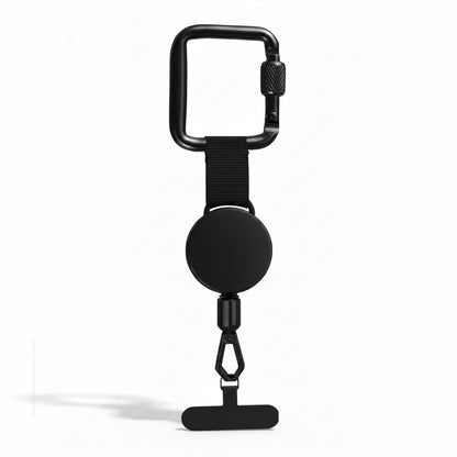 PHAEVOX™ Retractable Clip Pro — Phone Lanyard Strap with Metal Buckle | Alloy Clip