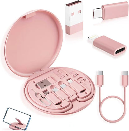 PHAEVOX™ Multifunctional Cable Organizer — Desk Storage Box with Phone Holder