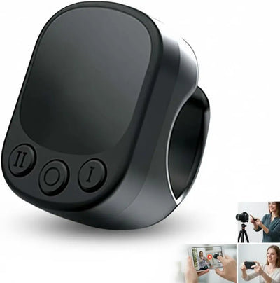 PHAEVOX™ RingControl — Touchscreen Ring Remote | E-Book Page Turner