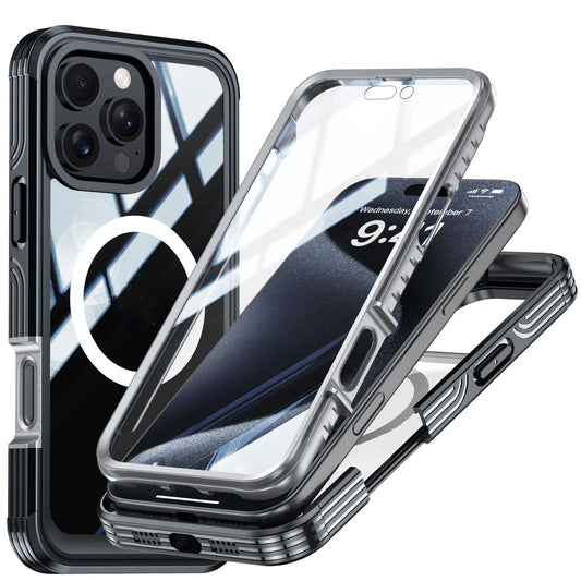 PHAEVOX™ MagClear Case — Clear MagSafe iPhone Case with Shockproof Hybrid Protection | iPhone 16 Series