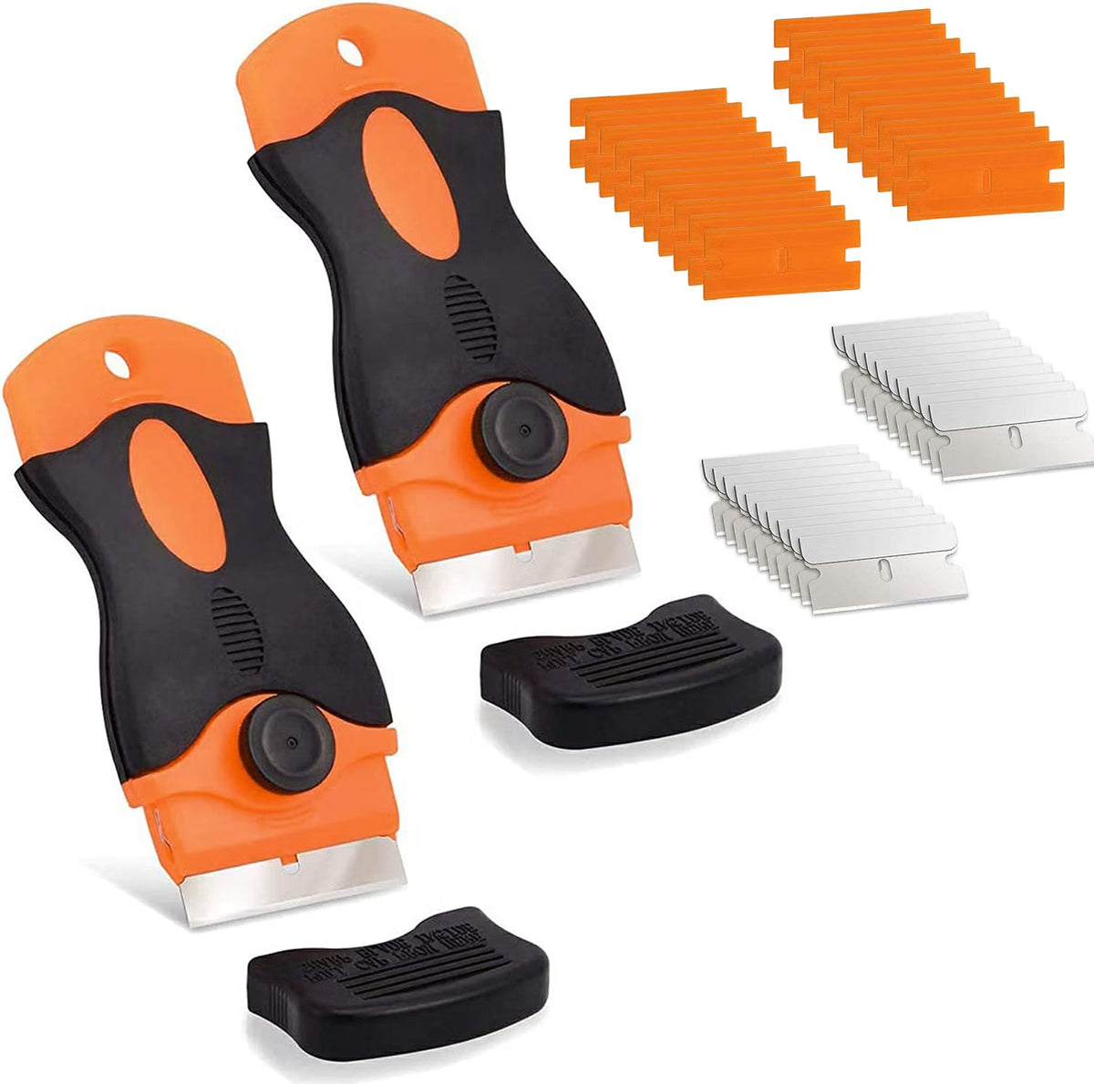PHAEVOX™ ScrapePro — Glue & Film Removal Scraper | Plastic & Metal Blades | Single, Double & Telescopic | Phone, Glass & Tile