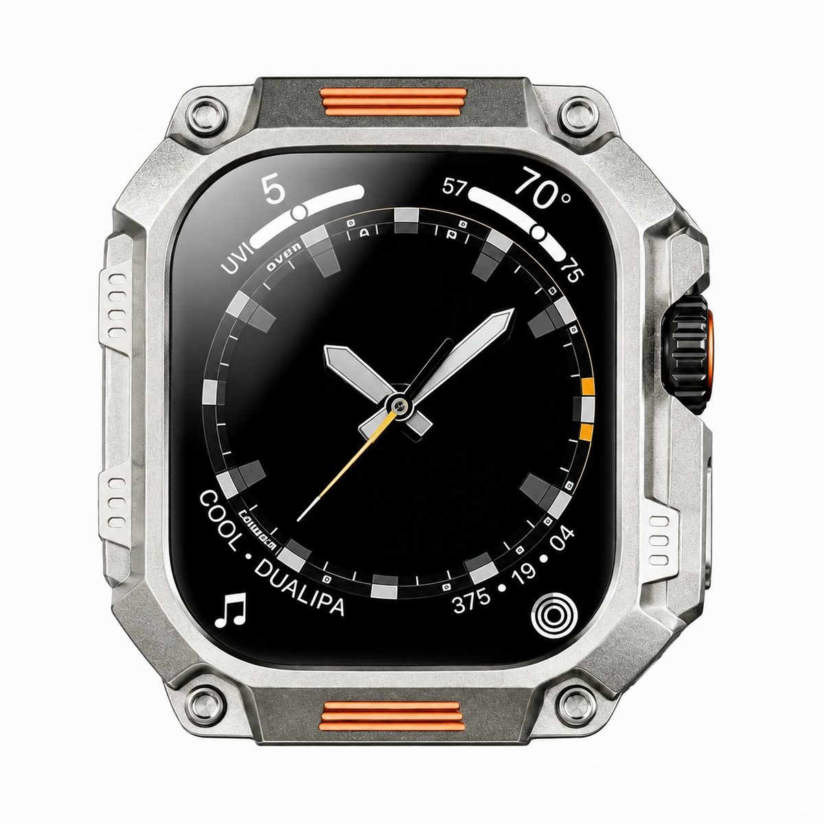 PHAEVOX™ ArmorWatch Ultra — Titanium Metal Case for Apple Watch