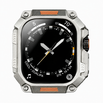 PHAEVOX™ ArmorWatch Ultra — Titanium Metal Case for Apple Watch