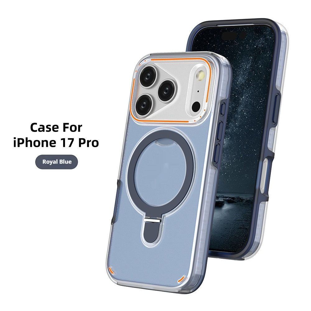 PHAEVOX™ Magnetic Ring Stand Case — 360° Grip, MagSafe iPhone 17 Series