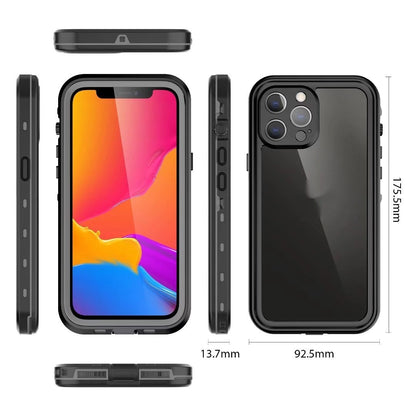 PHAEVOX™ Waterproof MagSafe Case — IP68 Clear iPhone Protection for Any Condition