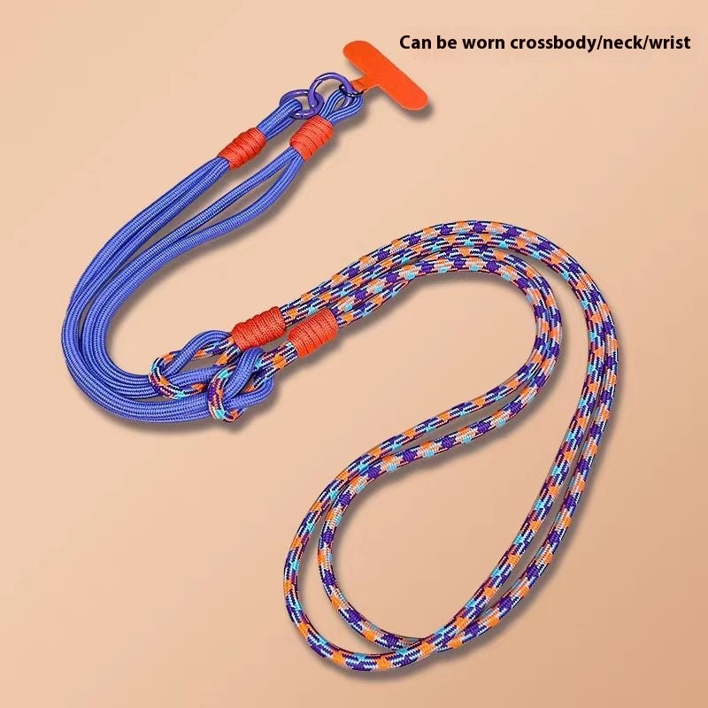PHAEVOX™ Crossbody Phone Lanyard — Adjustable Wrist Strap, Handmade Polyester, Unisex