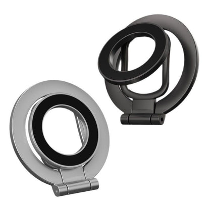 PHAEVOX™ Magnetic Phone Ring Holder & Stand — Metal | MagSafe-Compatible