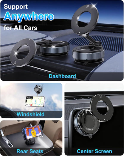 PHAEVOX™ MagMount 780 — Ultra-Strong Magnetic Car Phone Holder | 780° Full Rotation | Universal Fit | Upgrade Version