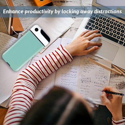 PHAEVOX™ FocusVault — Phone Lock Box | 60-Day Battery | Screen Time Control | 3 Colors