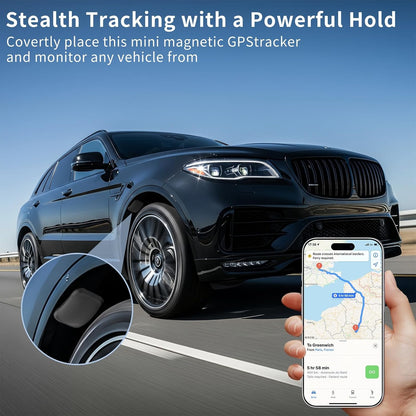 PHAEVOX™ TrackTag Pro — Waterproof Bluetooth Item Tracker | Anti-Loss GPS Locator | Black & White