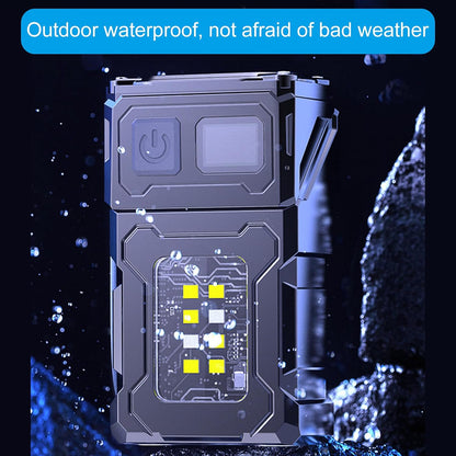 PHAEVOX™ Mini Keychain Flashlight — USB-C Rechargeable, Dual Light Source, Outdoor Ready