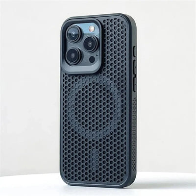 PHAEVOX™ AirFlow Mag Case — Cooling Heat-Dissipation MagSafe Case