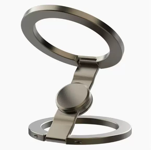 PHAEVOX™ Magnetic Phone Ring Holder & Stand — Metal | MagSafe-Compatible