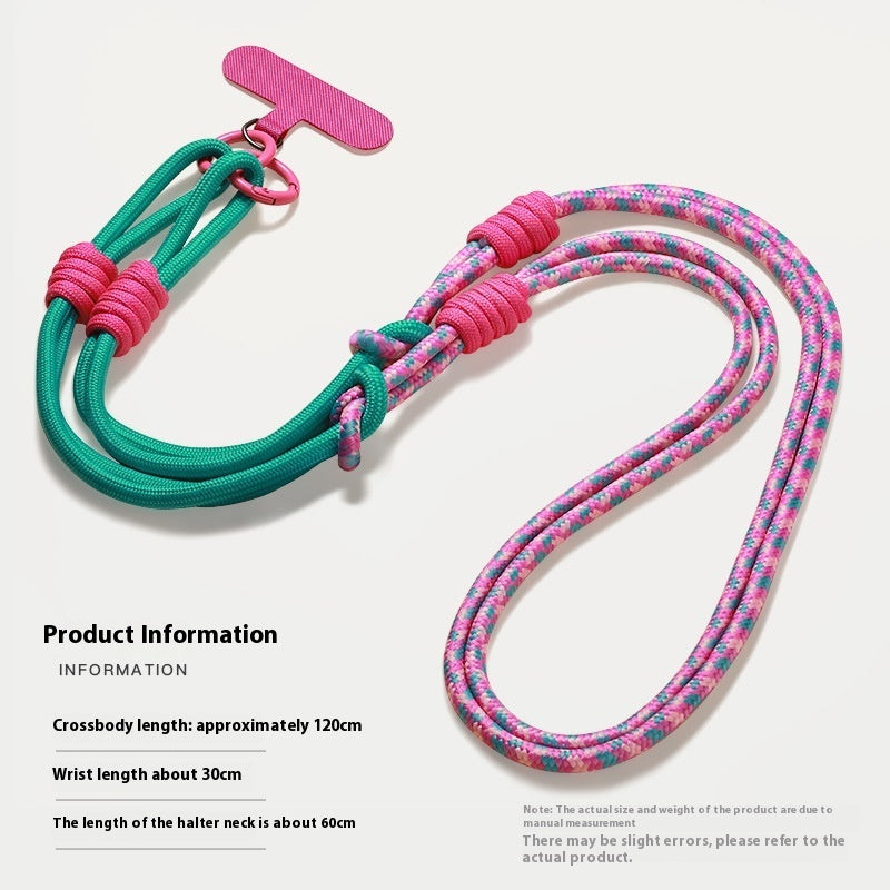 PHAEVOX™ Crossbody Phone Lanyard — Adjustable Wrist Strap, Handmade Polyester, Unisex