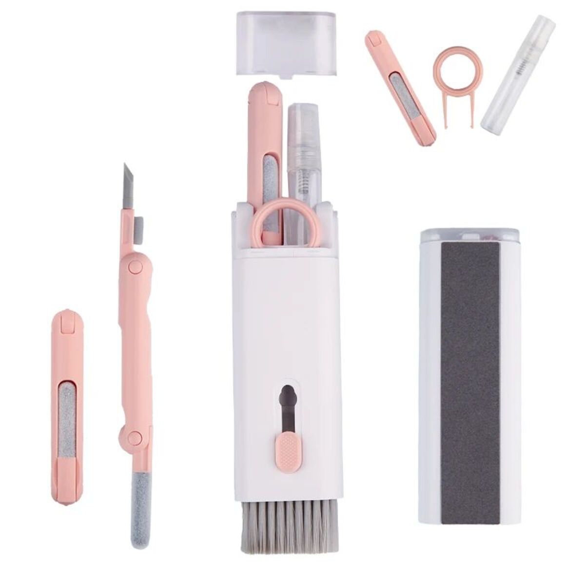 PHAEVOX™ 7-in-1 Tech Cleaning Kit — Keyboard, Earphones & More, Spotless Every Time