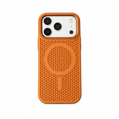 PHAEVOX™ AirGrid — Honeycomb Vented Magnetic iPhone Case | Heat Dissipation | Shockproof | Matte | 6 Colors | iPhone 14–18
