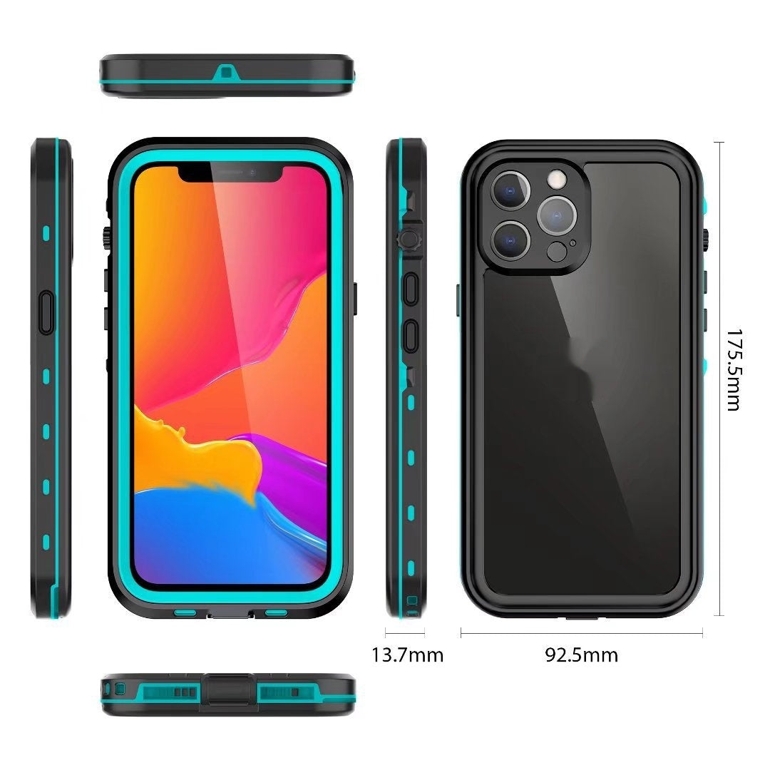 PHAEVOX™ Waterproof MagSafe Case — IP68 Clear iPhone Protection for Any Condition