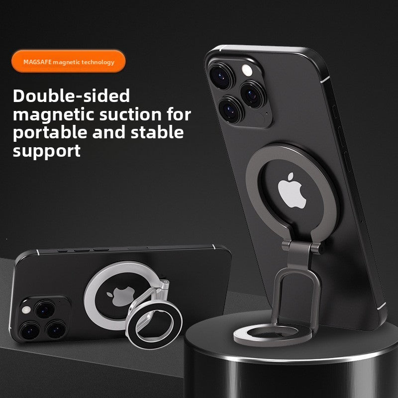 PHAEVOX™ Magnetic Phone Ring Holder & Stand — Metal | MagSafe-Compatible