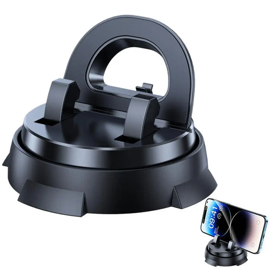 PHAEVOX™ GripMount Pro — Rotatable Suction Cup Car Phone Stand