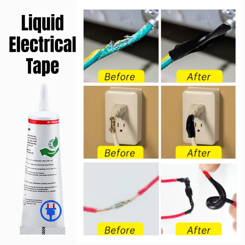 PHAEVOX™ SealCoat — Liquid Electrical Tape & Rubber Insulating Sealant | Waterproof, UV Resistant | 15ml & 60ml