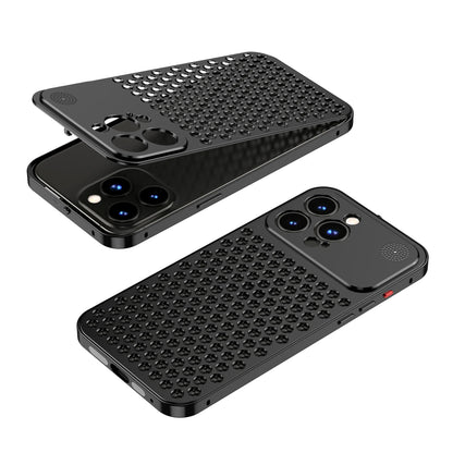 PHAEVOX™ TitanCase — Aluminum Metal iPhone Case | CNC-Machined | Titanium Finish | iPhone 12–16 Pro Max