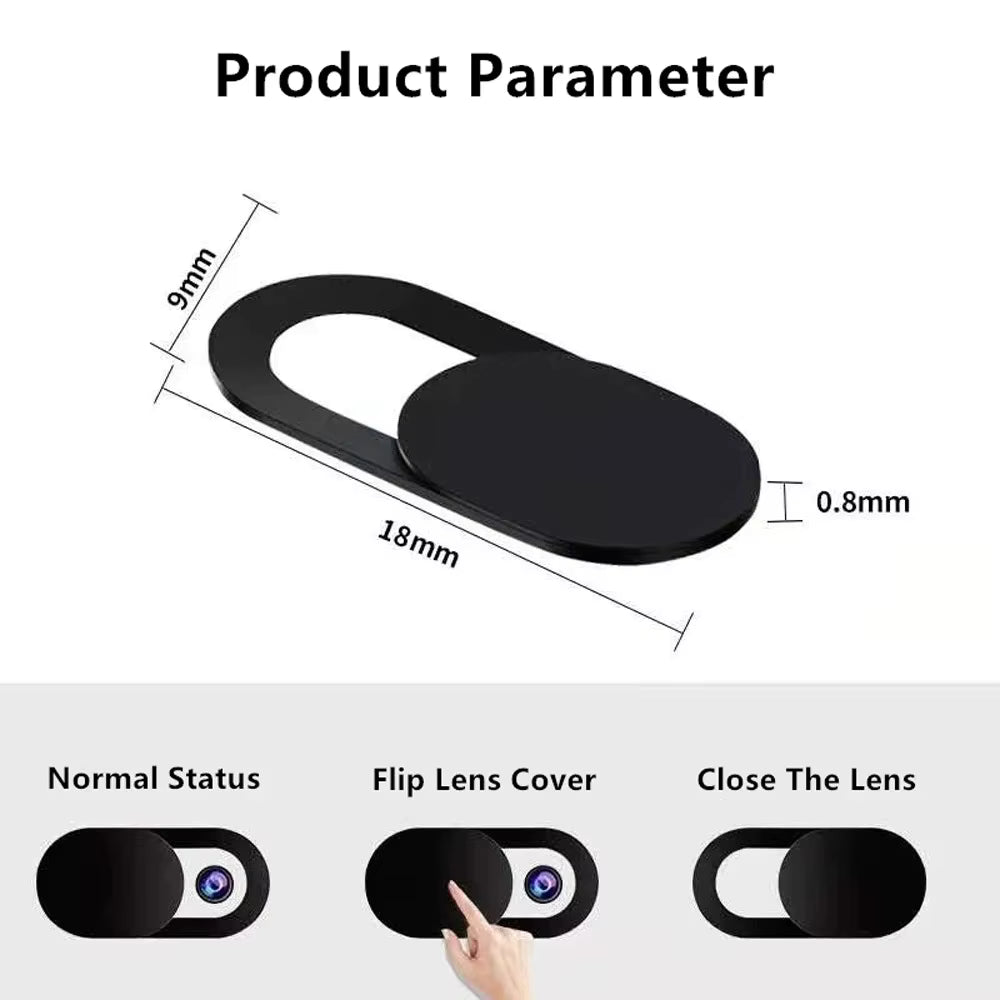 PHAEVOX™ CamShield — Camera Privacy Cover for Phone, Laptop & Computer | Plastic & Metal | Multi-Pack