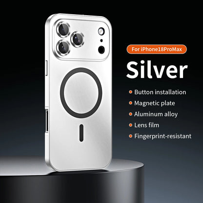 PHAEVOX™ MagFrame Pro — MagSafe Aluminum Alloy Frame iPhone Case | PC Back | 8 Colors | iPhone 13–18 Series