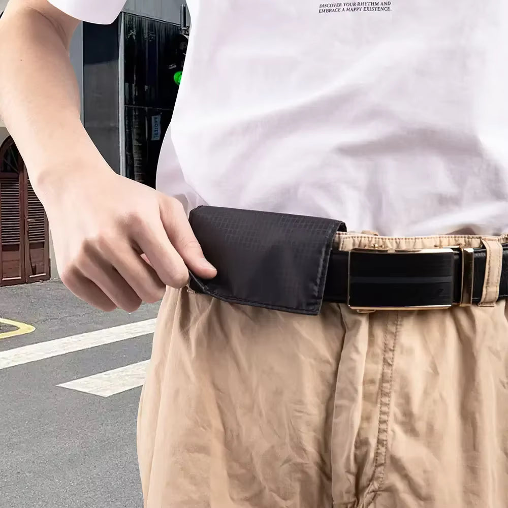 PHAEVOX™ FoldWallet — Foldable Nylon Coin & Card Wallet | Theft-Proof Design | Travel Essential