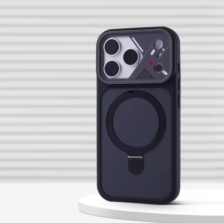 PHAEVOX™ LensGuard Pro — Transforming iPhone Case with Magnetic Stand