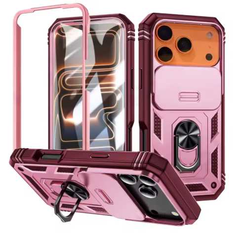 PHAEVOX™ SlideGuard Pro — 3-in-1 iPhone 17 Case