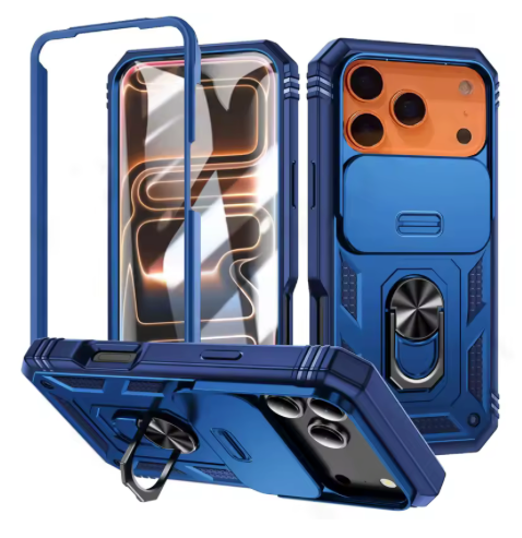 PHAEVOX™ SlideGuard Pro — 3-in-1 iPhone 17 Case